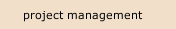 project management 